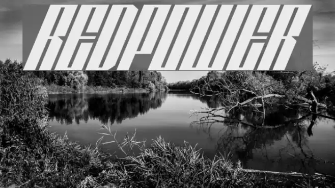 REDPOWER Font examples
