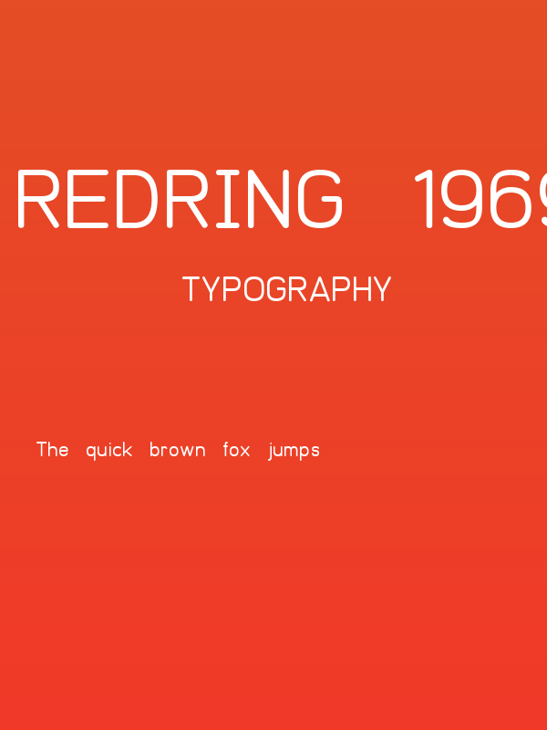 REDRING 1969 Poster