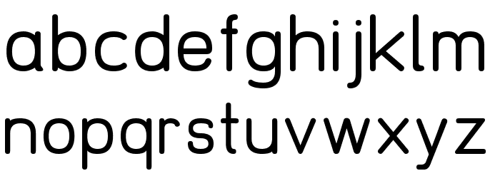 REDRING 1969 Font LOWERCASE