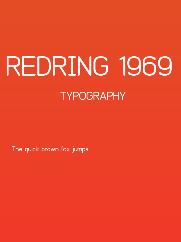 REDRING 1969 Poster