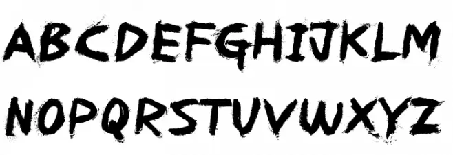 REDRUM Font Litere mari