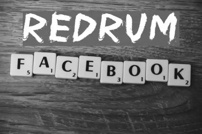 REDRUM Font examples