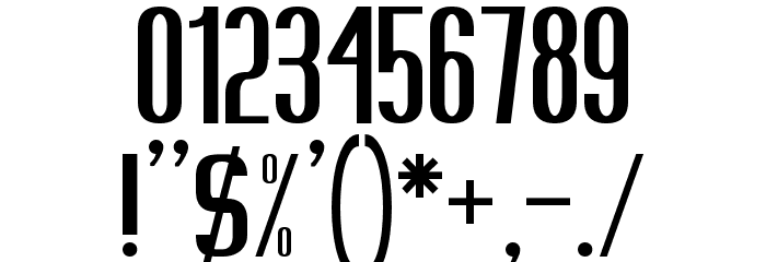 REFORMA Font OTHER CHARS