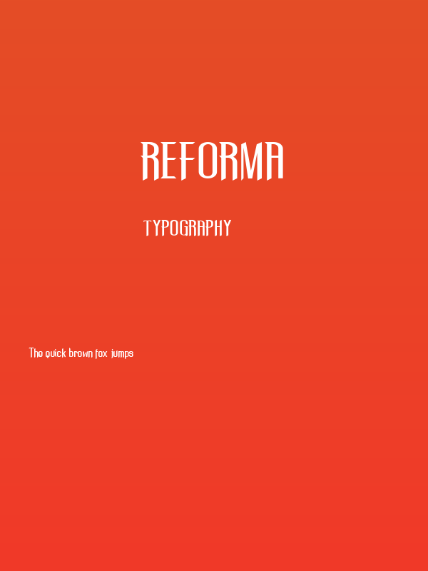 REFORMA Poster
