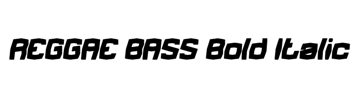 REGGAE BASS Bold Italic  Descarca Fonturi Gratis