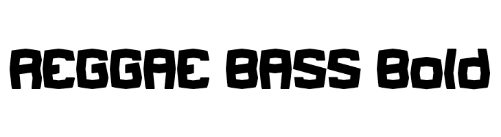REGGAE BASS Bold  フリーフォントのダウンロード