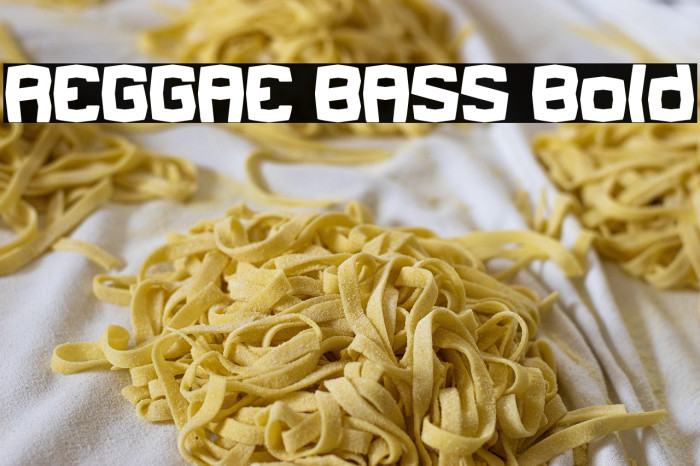 REGGAE BASS Bold Example 1