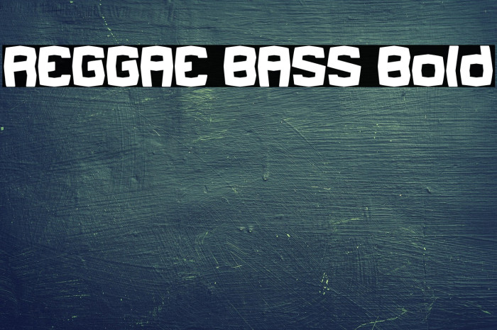 REGGAE BASS Bold Example 2