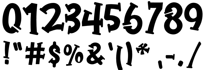 REGULATORBLACKRegular Font OTHER CHARS