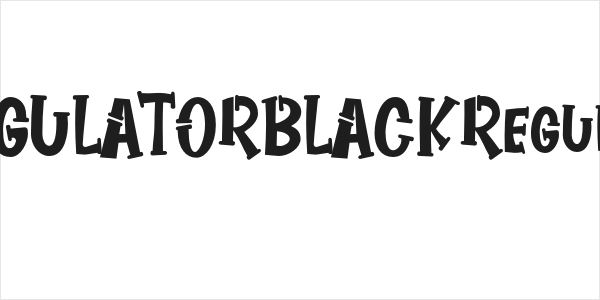 REGULATORBLACKRegular Logo