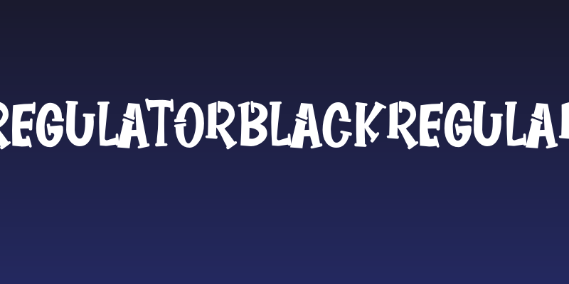 REGULATORBLACKRegular Social Header