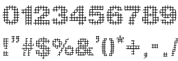 REJILLA Font OTHER CHARS