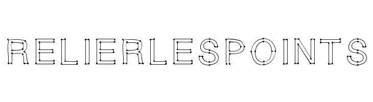RELIERLESPOINTS  免费字体下载
