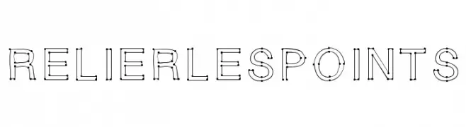 RELIERLESPOINTS  Frei Schriftart Herunterladen