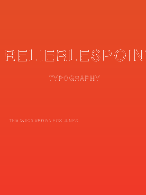 RELIERLESPOINTS Poster