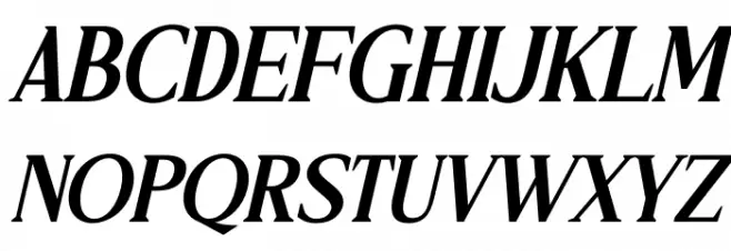 RELLIALE Italic Polices MAJUSCULES