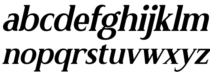 RELLIALE Italic Font LOWERCASE