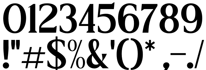 RELLIALE Font OTHER CHARS