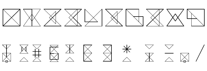 REMARK Font OTHER CHARS