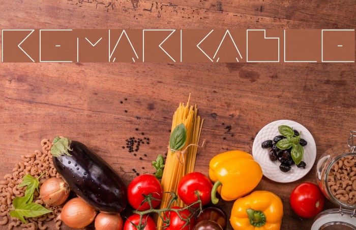 REMARKABLE Font examples