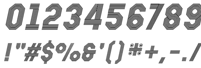 REMPONK Italic Font OTHER CHARS