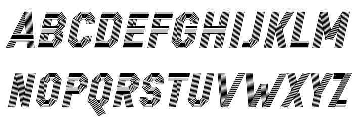 REMPONK Italic Font LOWERCASE
