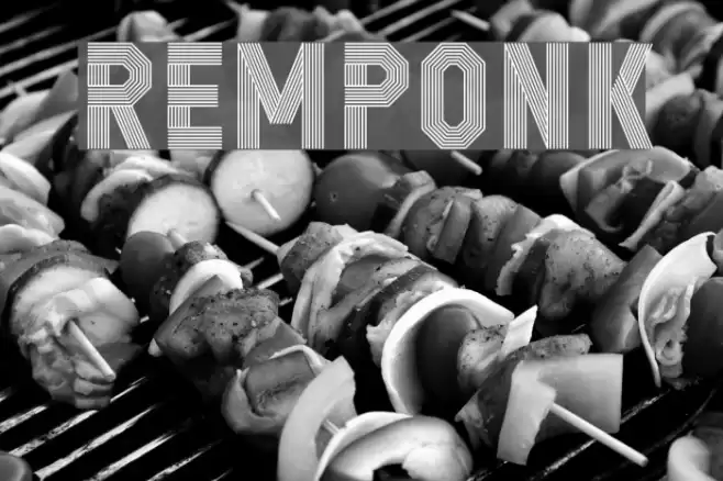 REMPONK Font examples