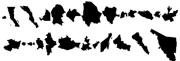 REPUBLICA MEXICANA Font LOWERCASE