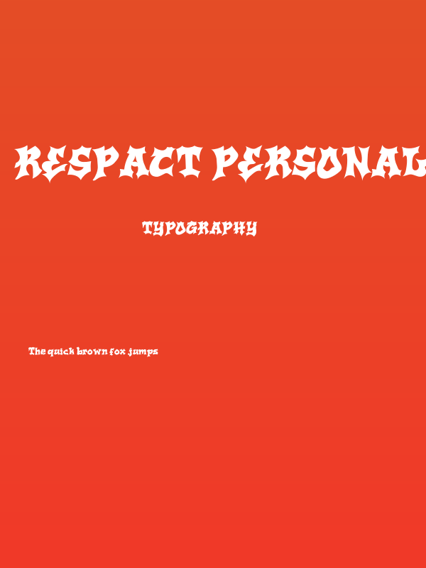 RESPACT Personal Use Poster