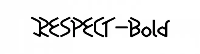 RESPECT-Bold  baixar fontes gratis