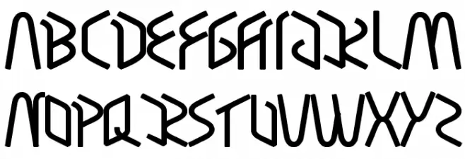 RESPECT-Bold Font Litere mari