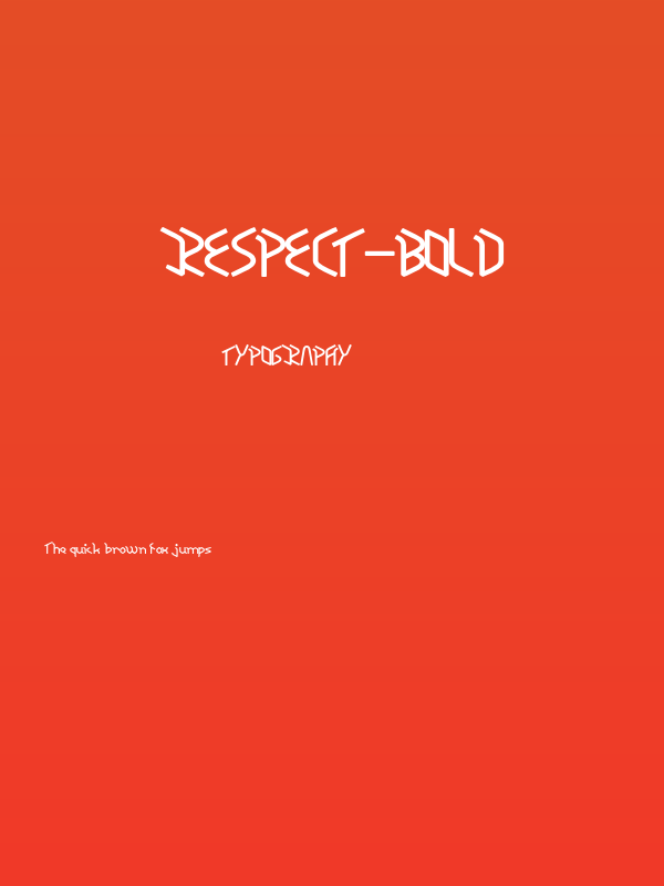 RESPECT-Bold Poster