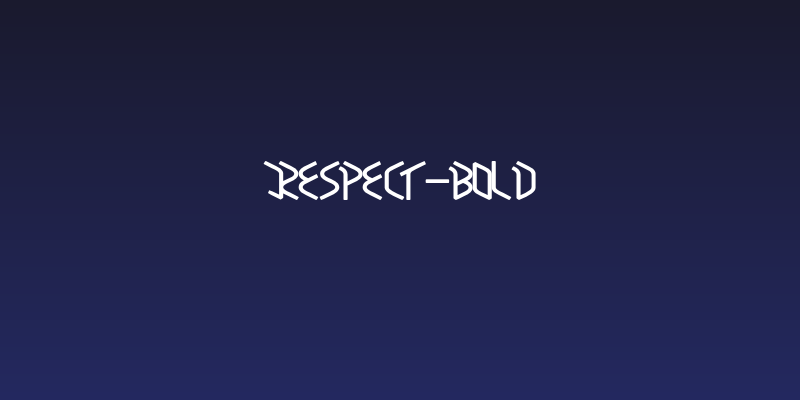 RESPECT-Bold Social Header