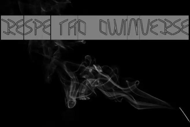 RESPECTHOLLOWINVERSE Font examples