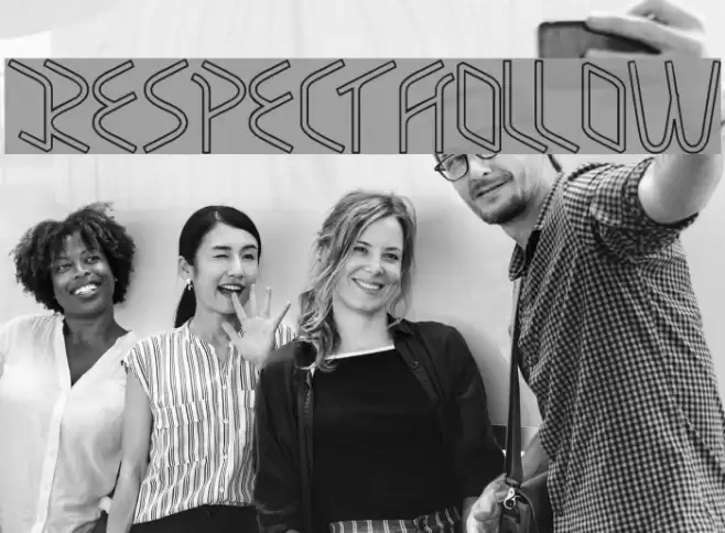 RESPECTHOLLOW Font examples