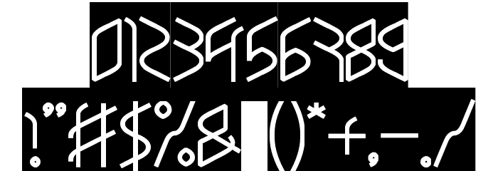 RESPECTINVERSE Font OTHER CHARS