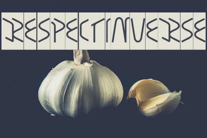 RESPECTINVERSE Font examples