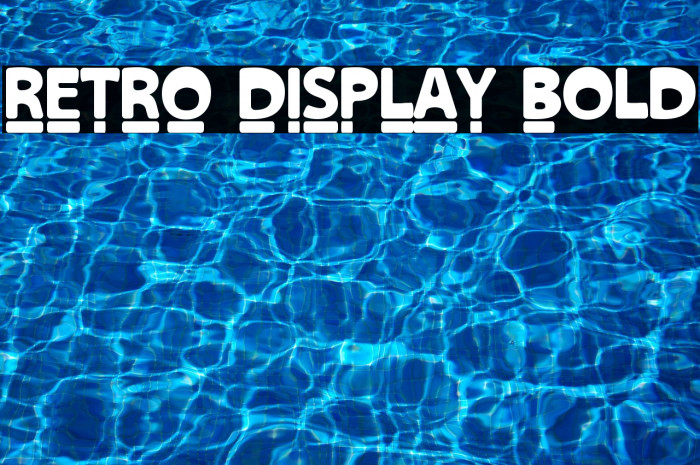 RETRO DISPLAY Bold Example 3