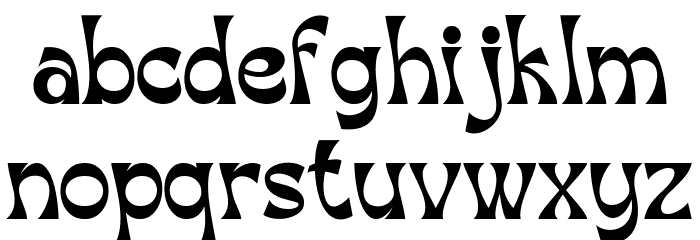 RETRO GUNS Regular Font LOWERCASE