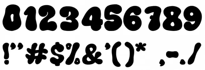 RETRO MEOW Font OTHER CHARS