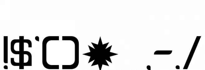 RETROGRAM Font OTHER CHARS