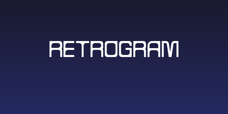 RETROGRAM Social Header