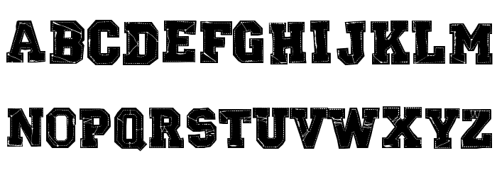 RETROHAND Font LOWERCASE
