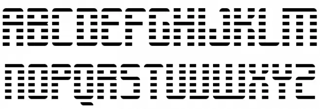 RETROSYNTHWAVE Regular Fuentes MAYÚSCULAS