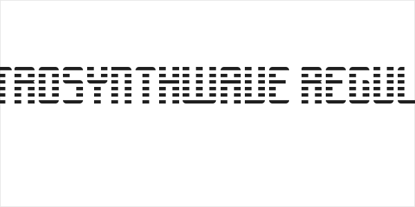 RETROSYNTHWAVE Regular Logo