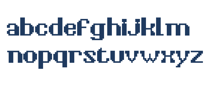 RETROTECH Lowercase