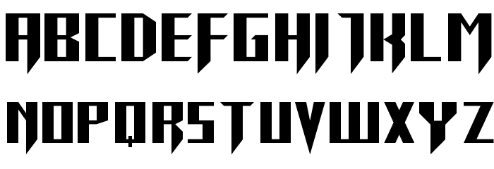 RETURN TO CASTLE Font LOWERCASE