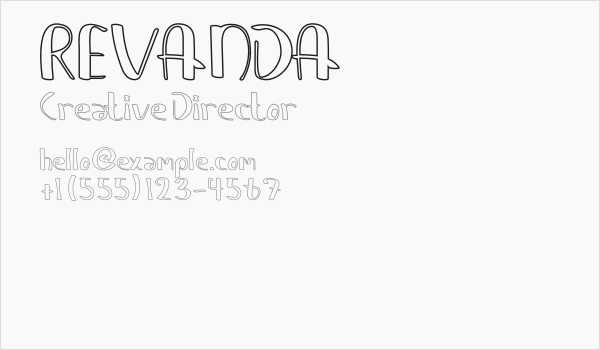 REVANDA Business Card