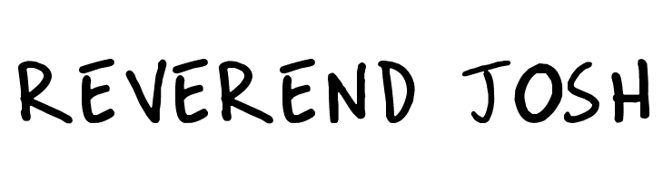 REVEREND JOSH  Frei Schriftart Herunterladen