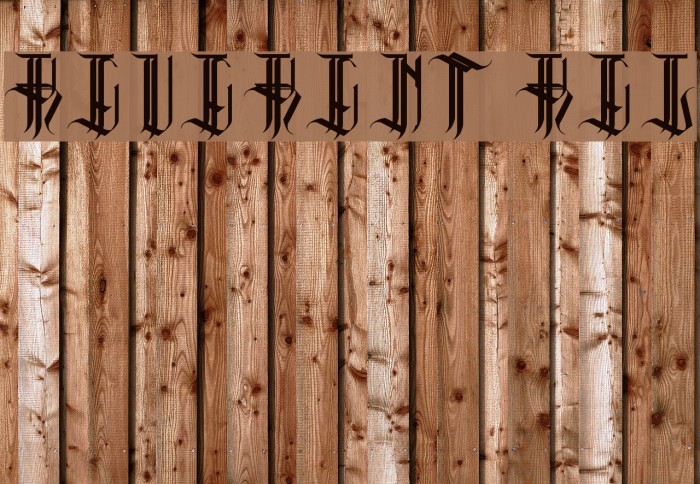 REVERENT REG Font examples